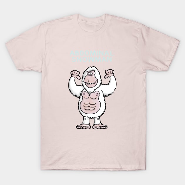 Abdominal Snowman T-Shirt by CarlBatterbee